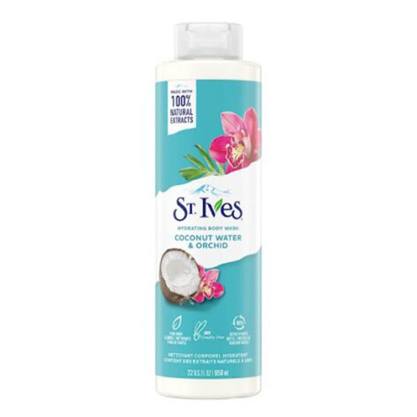 شامپو بدن آب نارگیل و گل ارکیده سینت ایوز St.Ives Coconut Water & Orchid Hydrating Body Wash 650
