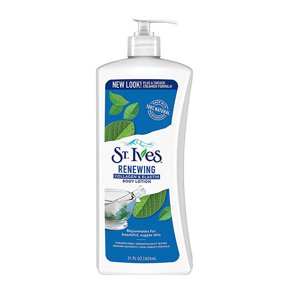 لوسیون بدن کلاژن و الاستین سینت ایوز St.ives body lotion renewing collagen & elastin