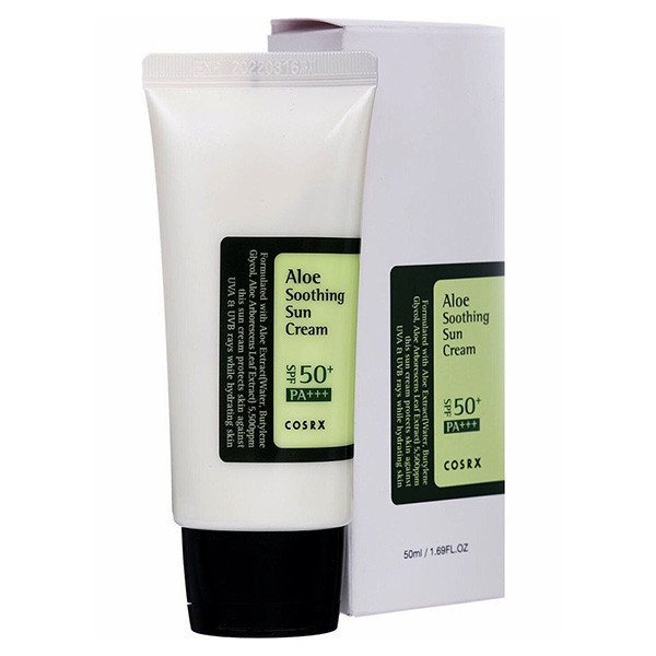 کرم ضد آفتاب بیرنگ آلوئه ورا کوزارکس Cosrx Aloe Soothing Sun Cream Spf 50