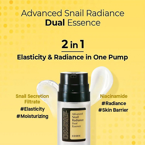 دابل اسنس حلزون کوزارکس Cosrx Advanced Snail Dual Essence 80Ml
