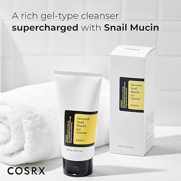 ژل شوینده حلزون کوزارکس Cosrx Advanced Snail Mucin Gel Cleanser 150Ml