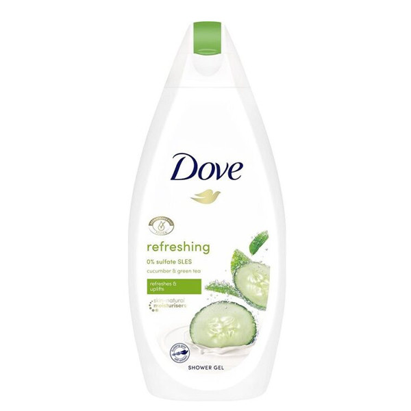 شامپو بدن عصاره خیار و چای سبز داو Dove Refreshing Cucumber & Green Tea Body Wash 500Ml