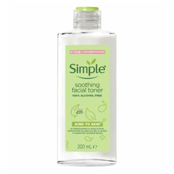 تونر انواع پوست سیمپل Simple Kind To Skin Soothing Facial Toner 200ml
