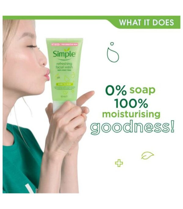 ژل شوینده انواع پوست سیمپل Simple Refreshing Facial Wash