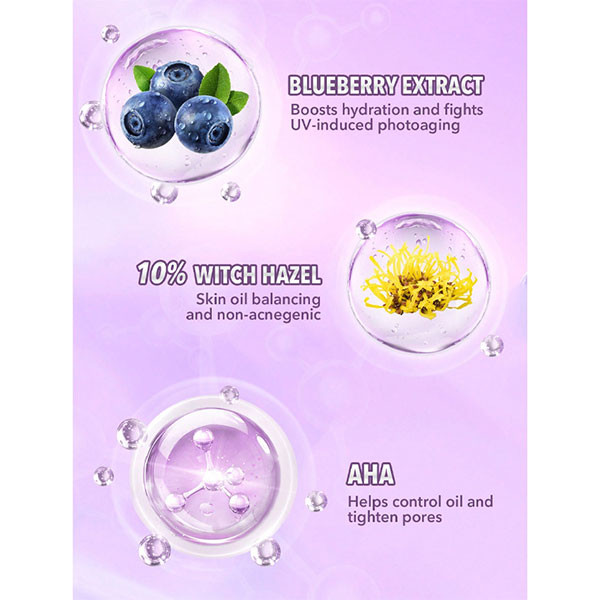 پرایمر گود گریپ آبرسان بلوبری شیگلم Sheglam Good Grip Hydrating Primer Blueberry 45Ml