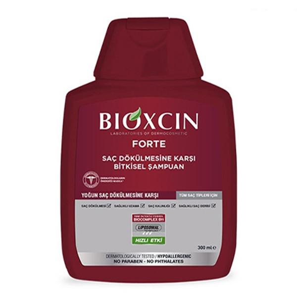 شامپو ضد ریزش انواع مو فورت بیوکسین Bioxcin Forte Herbal Shampoo 300Ml