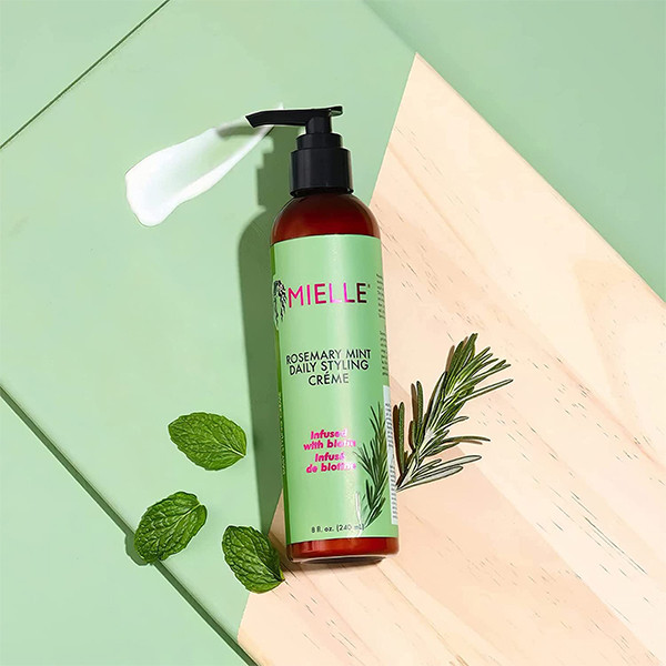 کرم مو حالت دهنده روزانه رزماری میله Mielle Rosemary Mint Daily Styling Creme 240Ml