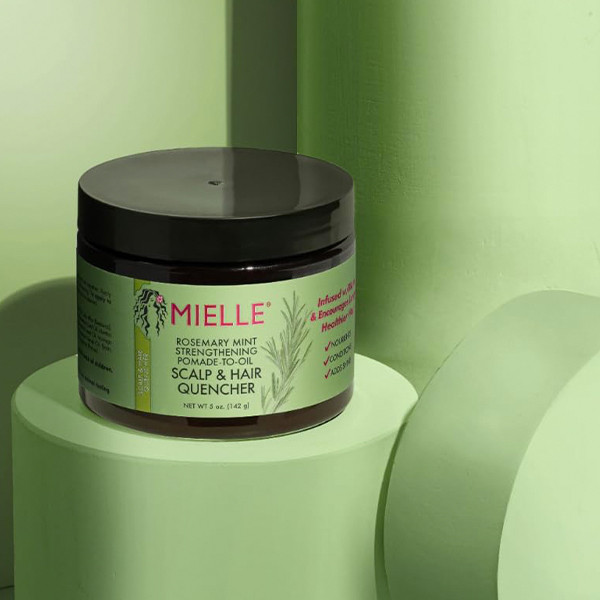 کرم مو نعنا و رزماری میله Mielle Rosemary Mint Strengheting Pomade To Oil 142g
