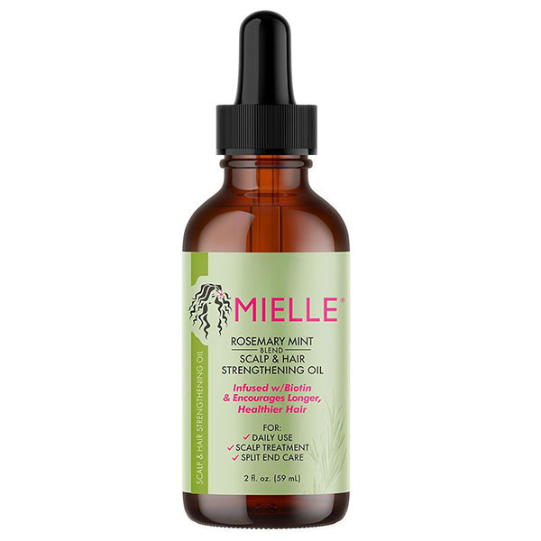 روغن مو ضد ریزش رزماری میله Mielle Rosemary Mint Sclap & Hair Strengthening Oil 59Ml