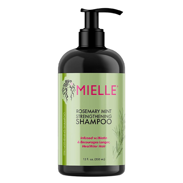شامپو ضد ریزش رزماری و نعنا میله Mielle Rosemary Mint Strengheting Shampoo 355Ml