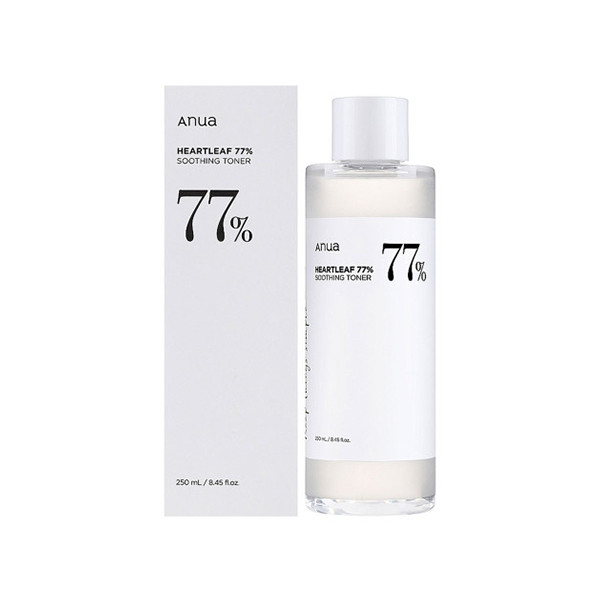 تونر تسکین دهنده آنوا Anua Heartleaf 77% Soothing Toner 250Ml