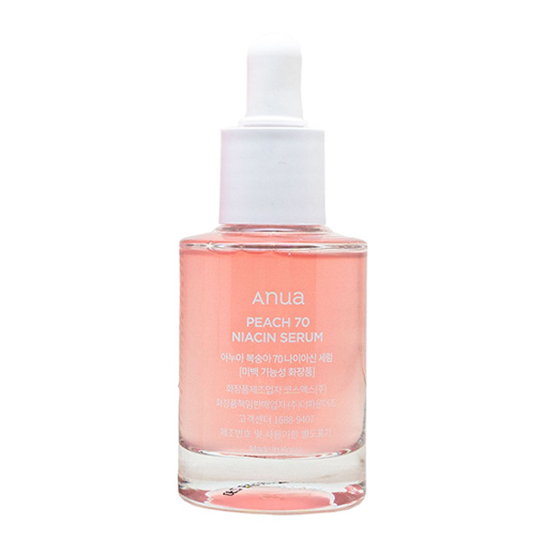 سرم روشن کننده هلو و نیاسینامید آنوا Anua Peach 70 Niacin Serum 30Ml