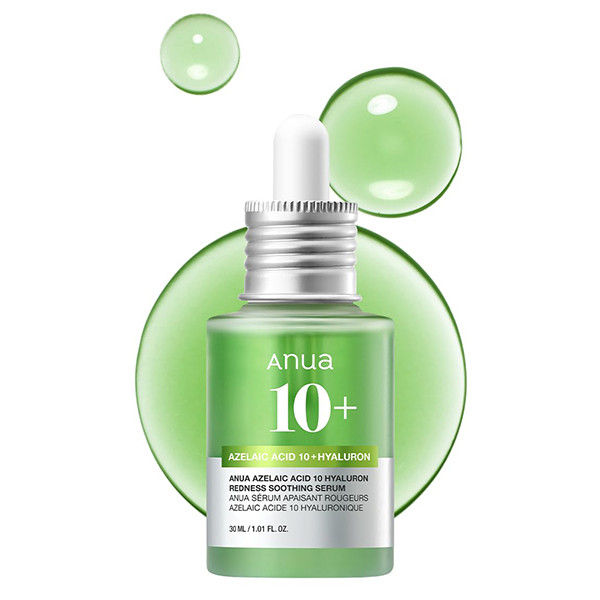 سرم آزلائیک اسید 10% و هیالورون آنوا Anua Azelaic Acid 10+ Hyaluron Soothing Serum 30Ml