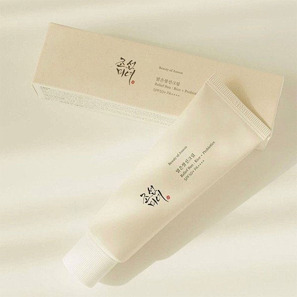 کرم ضد آفتاب بی رنگ بیوتی آف جوسان Beauty Of Joseon Relief Sun Rice Probiotics Spf 50