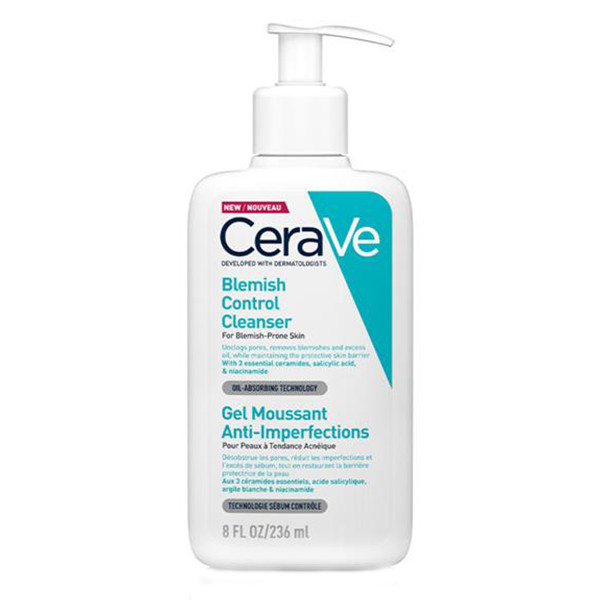 ژل شوینده ضد جوش و آکنه سراوی Cerave blemish control cleanser 236Ml