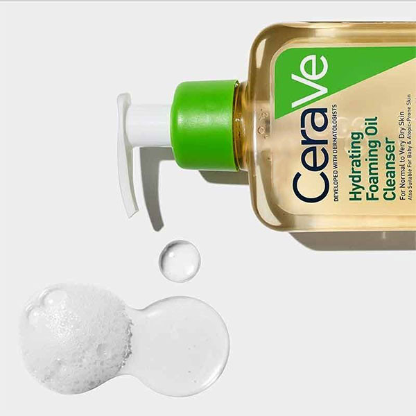 ژل شوینده روغنی پوست خیلی خشک سراوی Cerave Hydrating Foaming Oil Cleanser